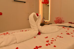 White crystal spa