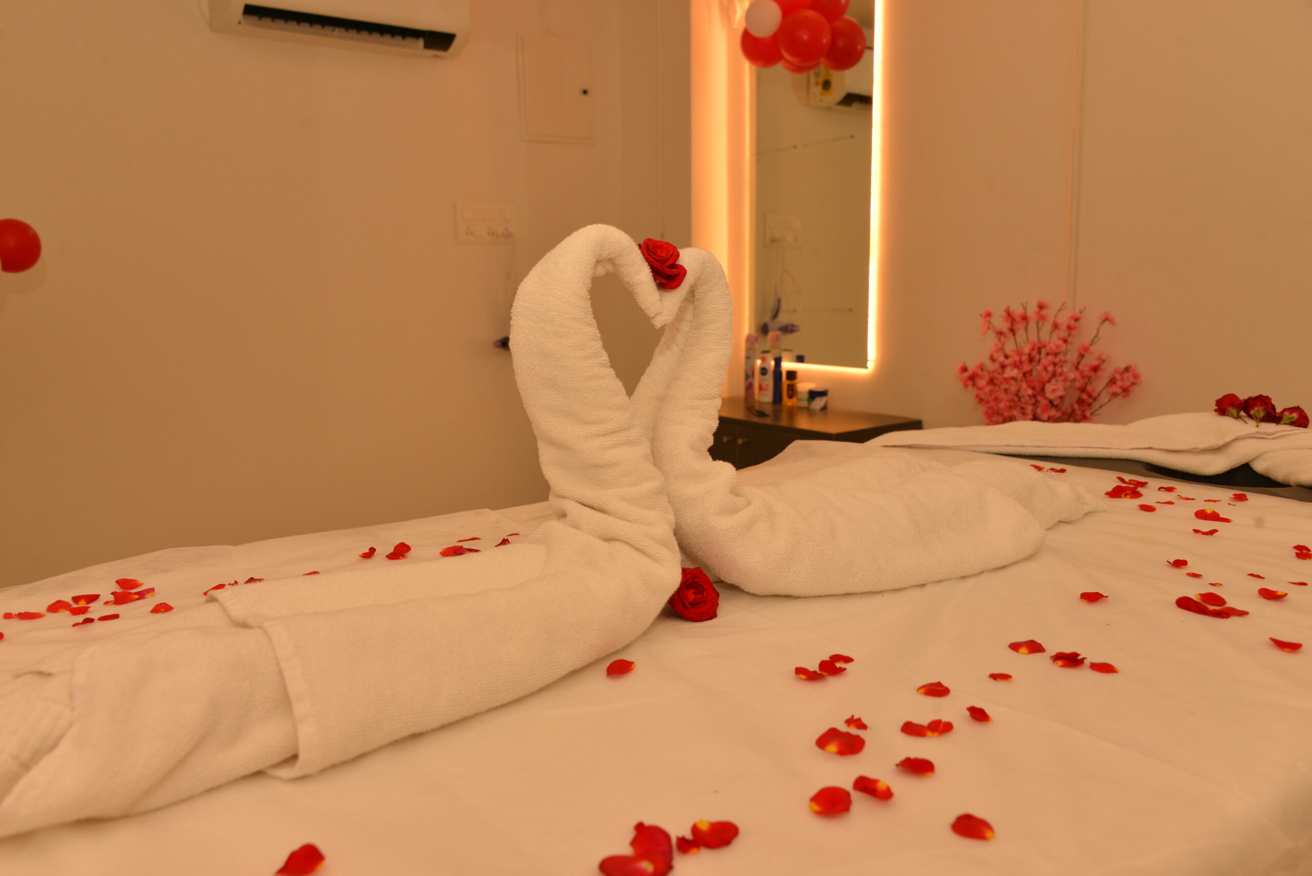 White crystal spa